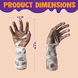 JOYIN Zombie Arm Stakes Halloween Lawn Stakes 13 Inches Outdoor Ground-Breaker view 5