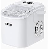 Countertop Ice Maker, Ice Maker Machine 6 Mins 9 Bullet Ice, 26.5lbs/24Hrs, Portable Ice Maker Machine with Self-Cleaning, Ic