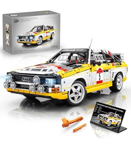 MORBCOPCS Audi R8 LMP 2000 Building Set, Audi Official Licensed, 1