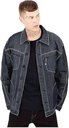 mens small denim jacket