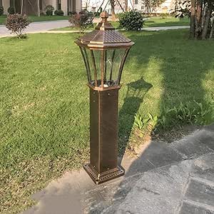 BTBAM Poste al Aire Libre de la lámpara IP55 a Prueba de Agua Columna