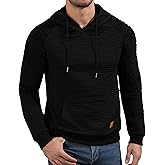 Aiyino Men's Long Sleeve Hoodies Pullover