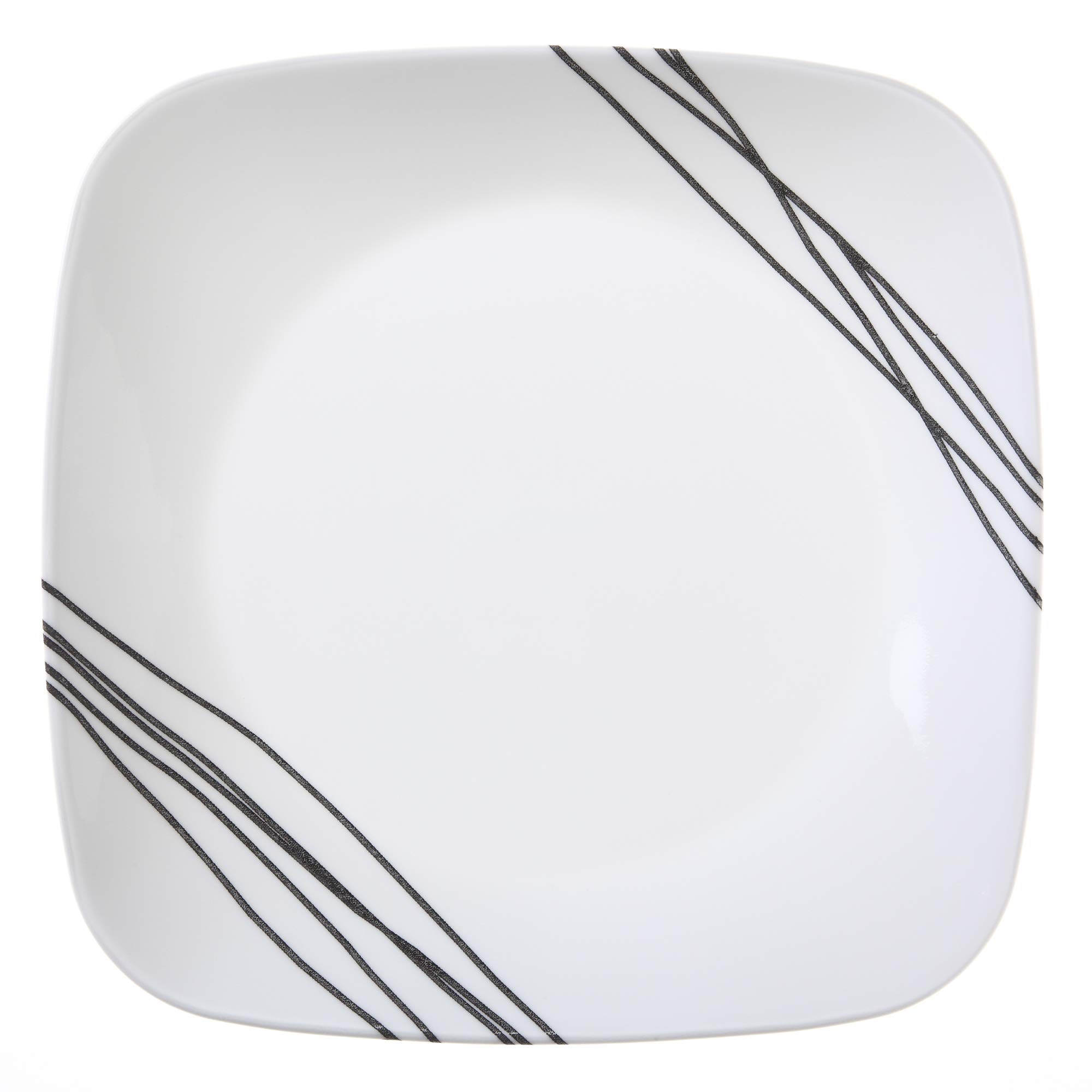 Corelle Squares Simple Sketch 1088188 16Piece Dinnerware Square White