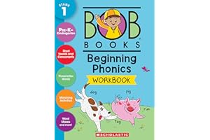 Bob Books - Beginning Phonics Workbook | Phonics, Writing Practice, Ages 4 and up, Kindergarten, First Grade (Stage 1: Starti