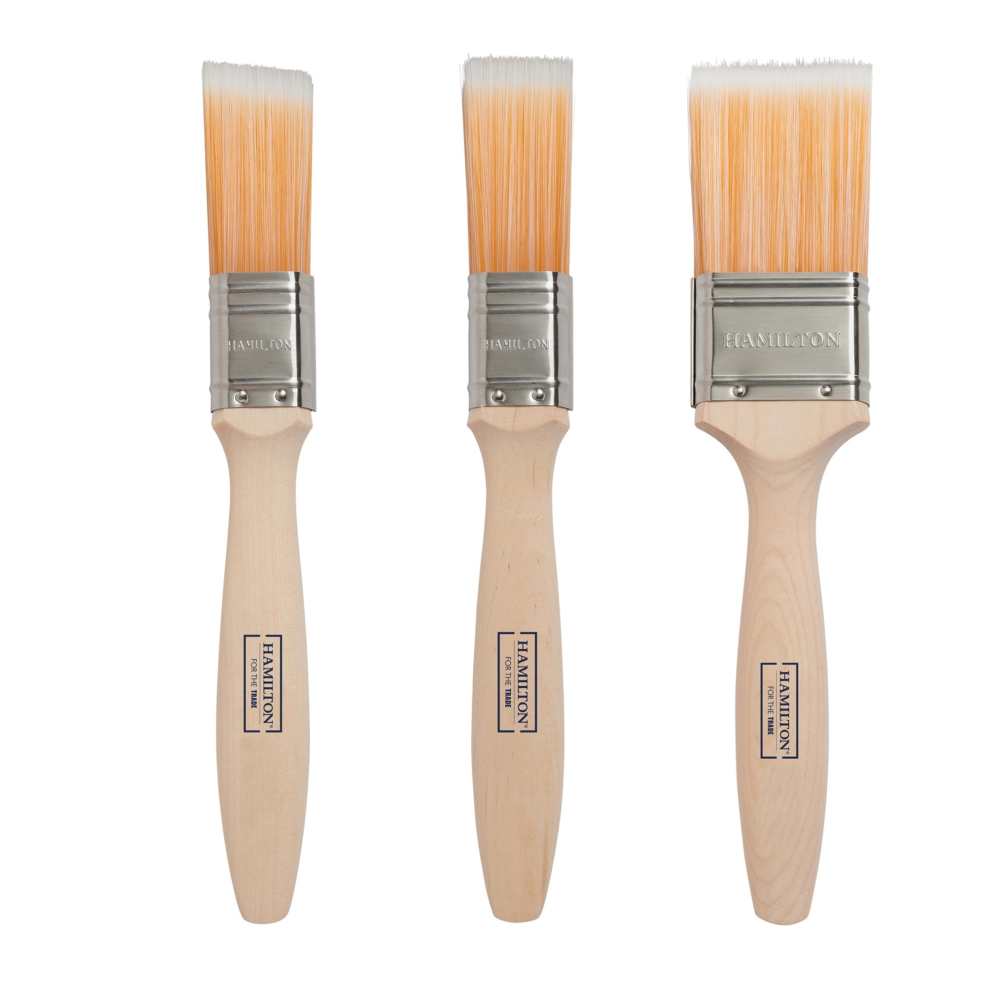 Hamilton For The Trade Fine Tip Mixed Brushes, 3 Pack