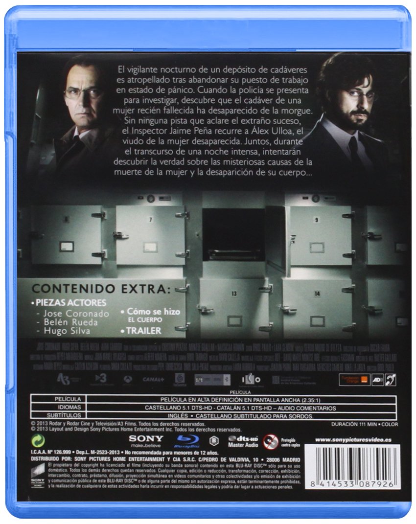 El Cuerpo - Bd [Blu-ray]: Amazon.es: Belén Rueda, José Coronado ...