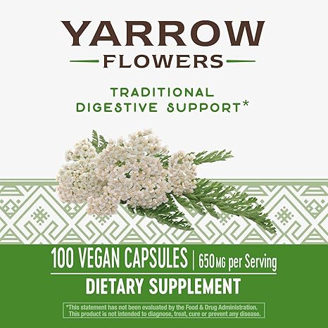 Buy Nature S Way Yarrow Flowers 325 Mg 100 Capsules Online At Low Prices In India Amazon In