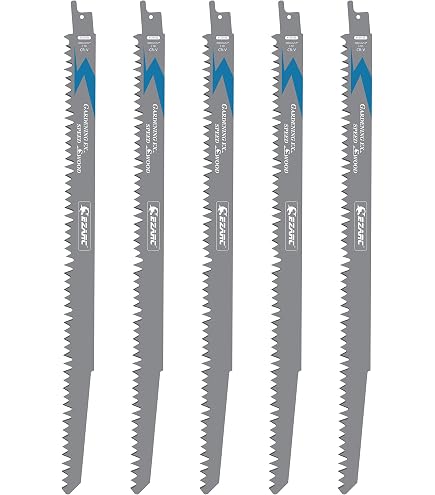 Lot De 3 Lames De Scie Sauteuse Carbure – 229 Mm, 3 Dents/pouce (TPI), Pour Bois Et Plastique