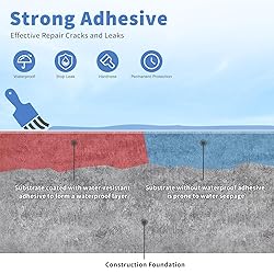 Xmntdo Liquid Waterproof Sealant, 70 Oz Invisible