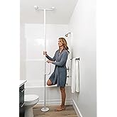 Stander Wonder Pole Lite, Adjustable Floor to Ceiling Safety Grab Bar with Security Support Handle for Fall Prevention, Tensi