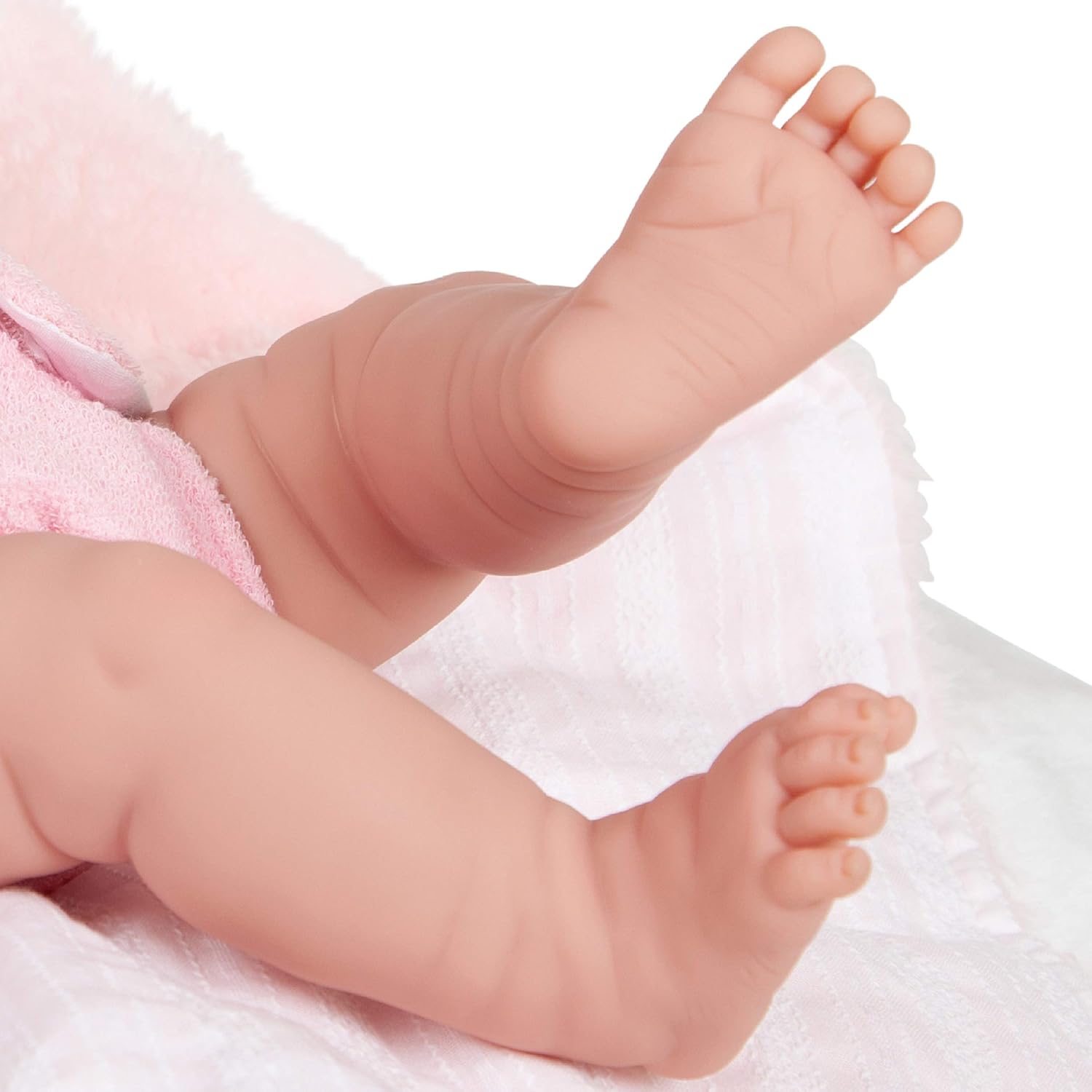 JC Toys-La Newborn Baby Doll, Pink (18061), Beige/Cream (Vinyl), Small - Image 4