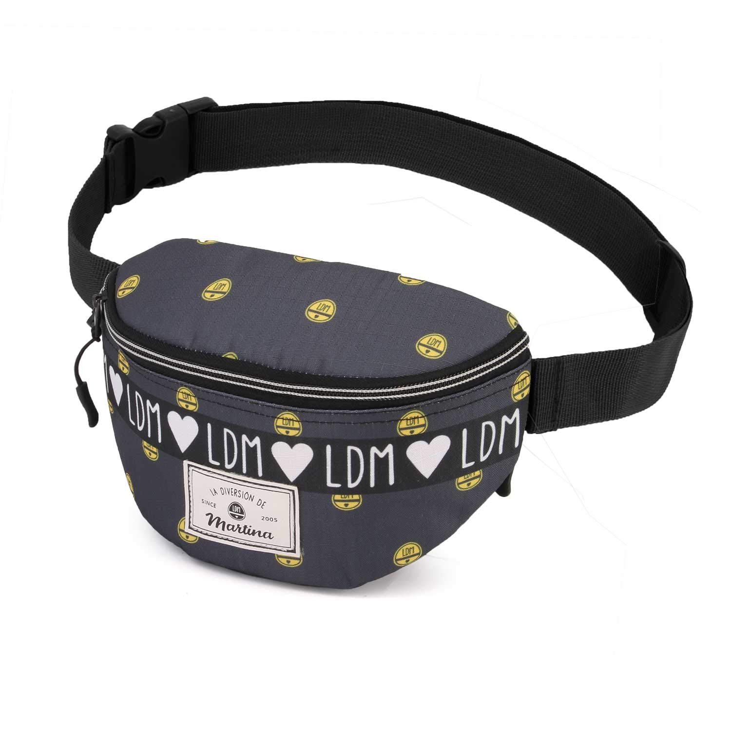KARACTERMANIA Martina D'Antiochia (La Diversión de Martina) Grey-Waist Fanny Pack,00037