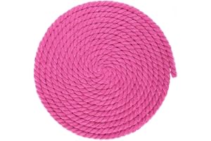 West Coast Paracord Twisted 3 Strand Natural Cotton Rope Artisan Cord – 1/4, 1/2, 5/8, 3/4 and 1 Inch Diameters – 10, 25, 50, 100 Feet