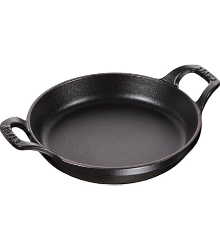 Amazon.com: Staub 40509-895 Round Stackable Dish, Cherry, 7.9