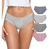 Wealurre Cotton Bikini Women's Breathable Panties Seamless Comfort Underwear