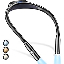 Gritin LED Neck Reading Light,Book Light for Reading in Bed-Eye ...