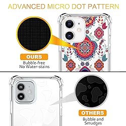 LuGeKe Mandala Pattern Case for iPhone 11,Flower