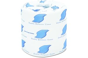 General Supply 800 Bath Tissue, 2-Ply, 420 Sheets Per Roll, White (Case of 96 Rolls)