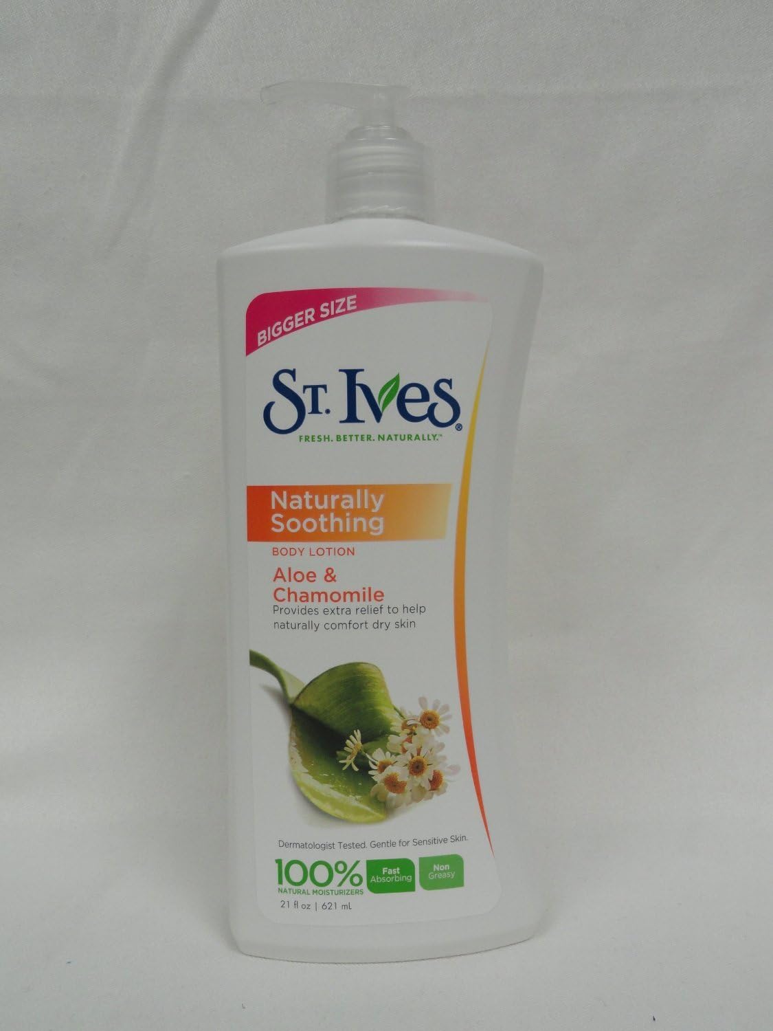 St. Ives Naturally Soothing Body Lotion Unisex, Aloe And Chamomile, 21