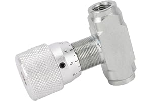 Zunate G1/4 Bidirectional Hydraulic Control Valve Restrictor for 0.8-2 Ton Mini Excavators, Alloy Steel, with 4 Fittings