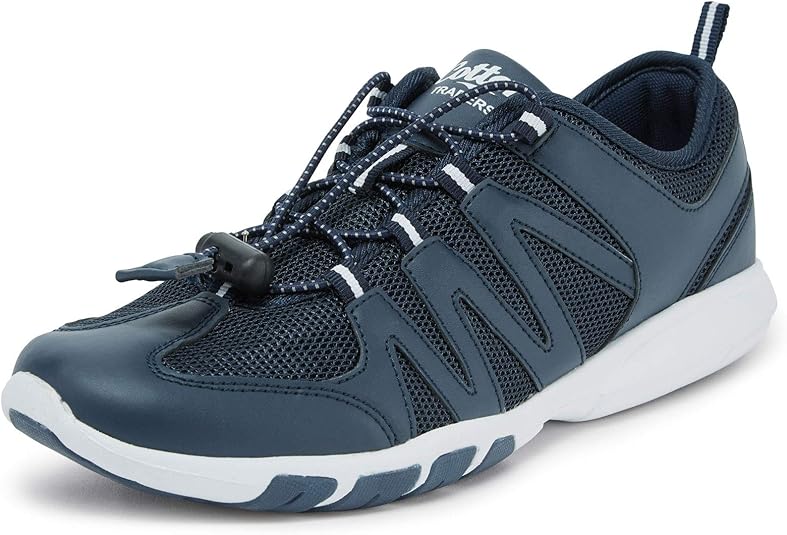 Cotton Traders Mens Womens Water Toggle Trainers Classic Navy Amazon