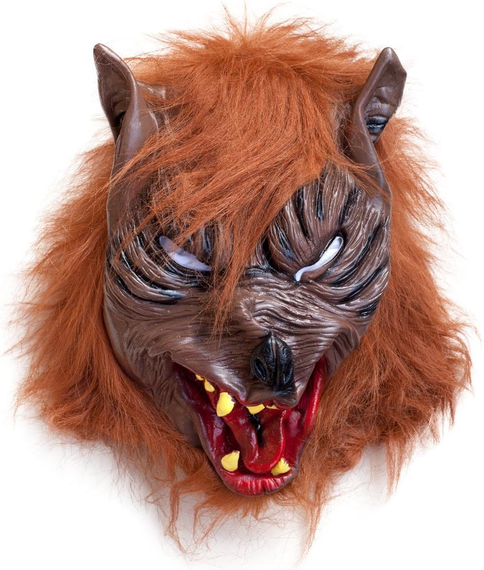 Werewolf Horror Mask Halloween Mask Wolf Full Face Mask Carnival Werewolf Mask Black - Image 5