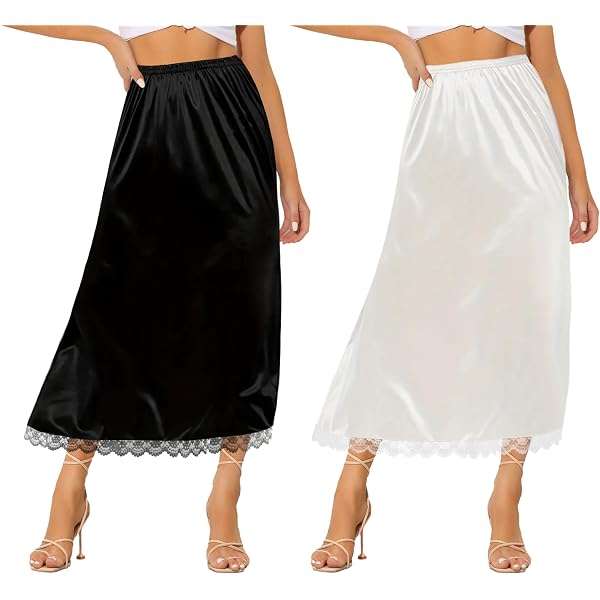 knee length dresses for ladies Long Half Slip