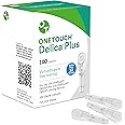 OneTouch Delica Plus Lancets for Diabetes Testing | Extra Fine 33-Gauge Lancets for Blood Test | Diabetic Supplies for Blood Sugar Monitor | Diabetic Lancets for Lancing Device, 100 Count