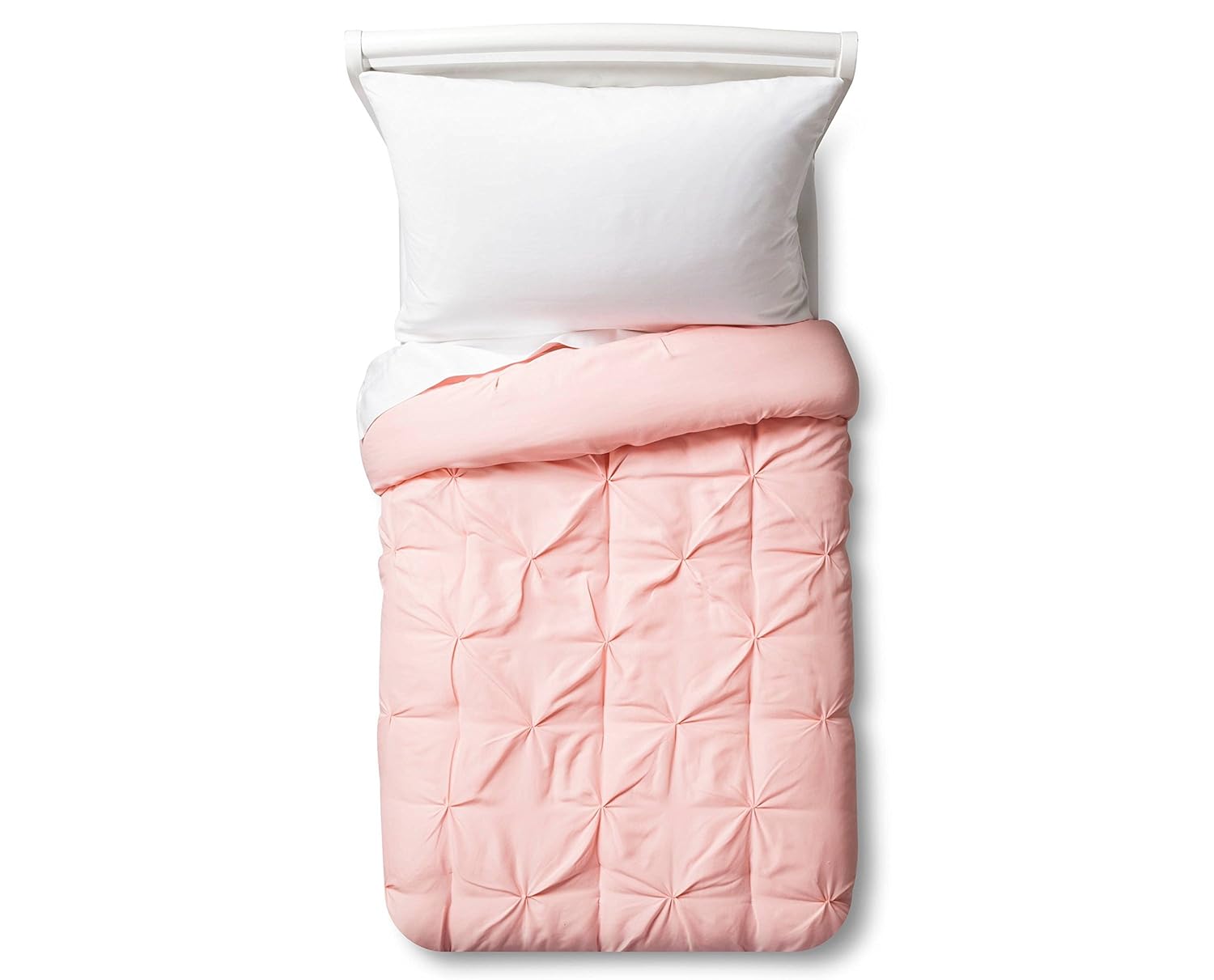 Pinch Pleat Comforter Toddler Light Pink - Pillowfort 58x 42