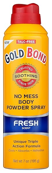 GOLD BOND, NO MESS BODY POWDER SPRAY, 7 OUNCE
