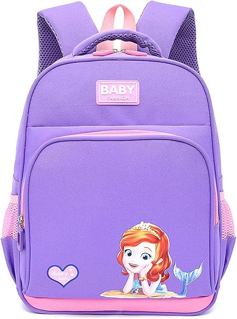 Amazon Co Jp リュックサック レッスンバッグ 男の子 かわいい キッズ リュック 人気 女の子 子供 バックパック 幼稚園 可愛い 軽量 プレゼント 新学期 お祝い 誕生日 Color 紫の ホーム キッチン