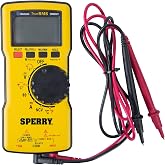 Sperry Instruments DM6850T Digital Multimeter, Thin, TRMS, Bluetooth, Autoranging, 600 V AC/DC, 10A Current, Con﻿Tinuity, Resistance, Capacitance, Frequency, Temperature