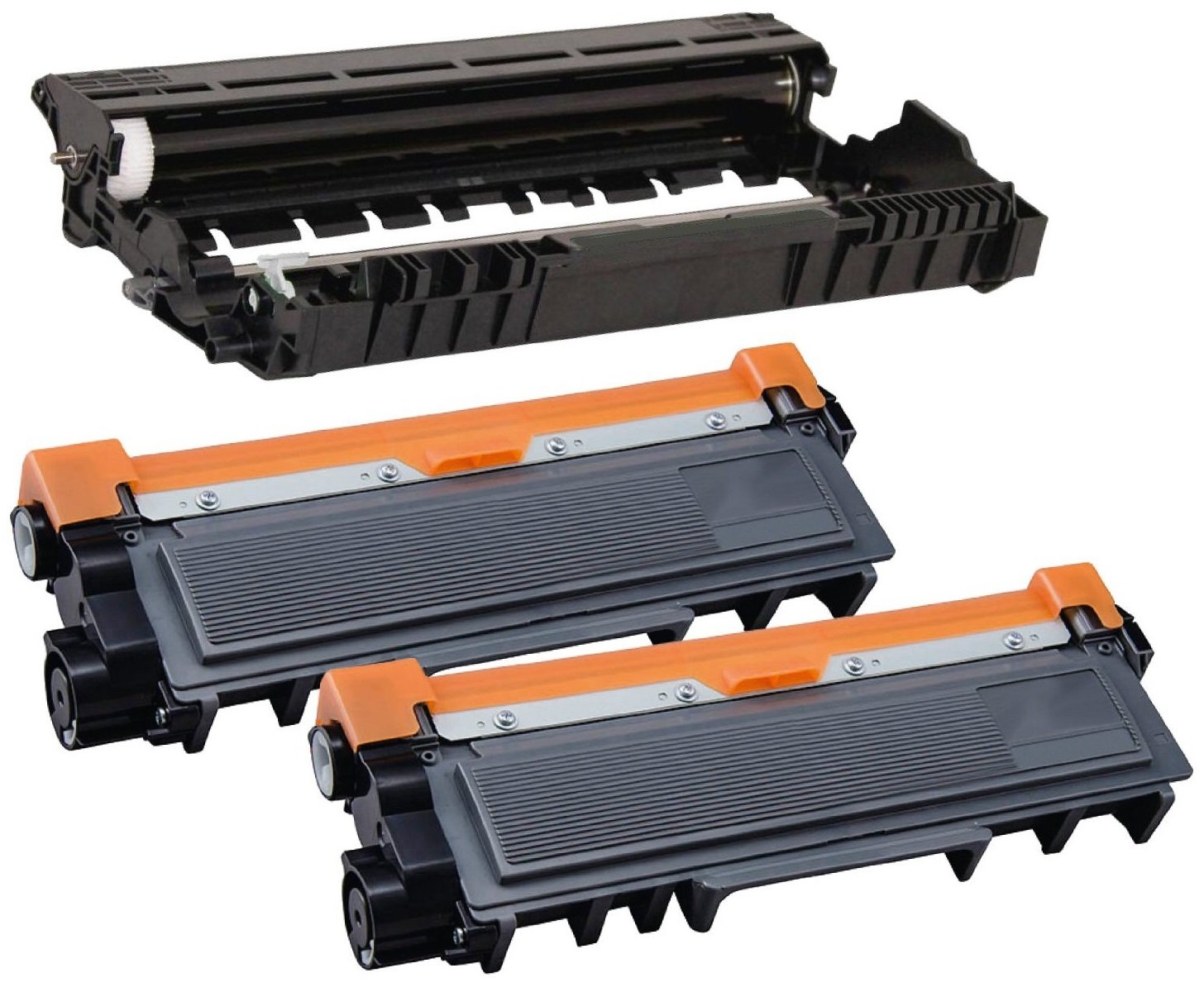 Printing Pleasure DR2300 Drum Unit & 2x TN2320 Toner Cartridges compatible with Brother HL-L2300D HL-L2340DW HL-L2360DN HL-L2365DW DCP-L2520DW MFC-L2700DW MFC-L2720DW MFC-L2740DW - Black, High Yield