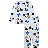 Disney Boys' 4-Piece Snug-fit Viscose Pajama Set, Soft & Cute for Kids