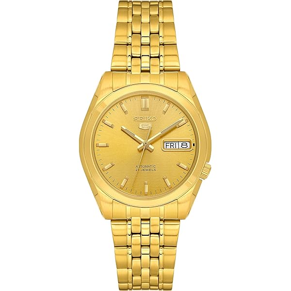 Amazon.com: Seiko 5 Gold Tone Watch SNKL64 : Clothing, Shoes & Jewelry