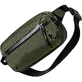 tomtoc 1.5L X-Pac Sling Bag with RFID Blocking, Crossbody Bag Minimalist Chest Shoulder Pack for Men/Women, Water-resistant Lightweight Casual Funny Pack for Travel, Daily Commute