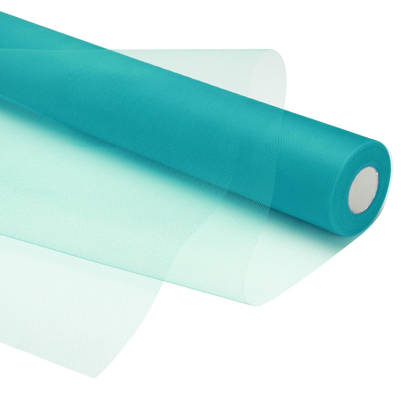 PATIKIL Tulle Fabric Rolls, 24 Inch by 50 Yards Fabric Spool Tulle Ribbon Netting Bolt for DIY Crafts Wedding Party Decorations, Tutu Skirts, Table Skirt, Gift Wrapping, Blue Green