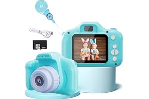 Kids Camera for 3-5 Years Old Girls Boys,NINE CUBE Toys Digital Camera for Christmas Birthday Gift,Portable Toy for Children Ages 3 4 5 6 7,Mini Toddler Digital Camera for Kids with 32GB SD Card