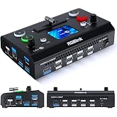 RGBlink Mini V3 Video Switcher with Customizable Features via TAO Cloud &ndash; 4K HDMI Switcher, 2.1" Touch Screen, Multi-Cam Live Streaming, Dual HDMI Output, Recording &amp; PTZ Control