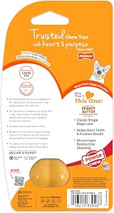 Nylabone Dura Chew Extreme Small Dog Bone Peanut Butter Flavor up to 11 kg view 9