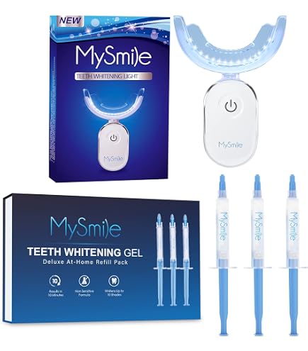 Amazon.com: MySmile Teeth Whitening Light,3 Non-Sensitive Teeth