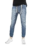 Allsense Men's Slim-Fit Twill Drop-Crotch Denim