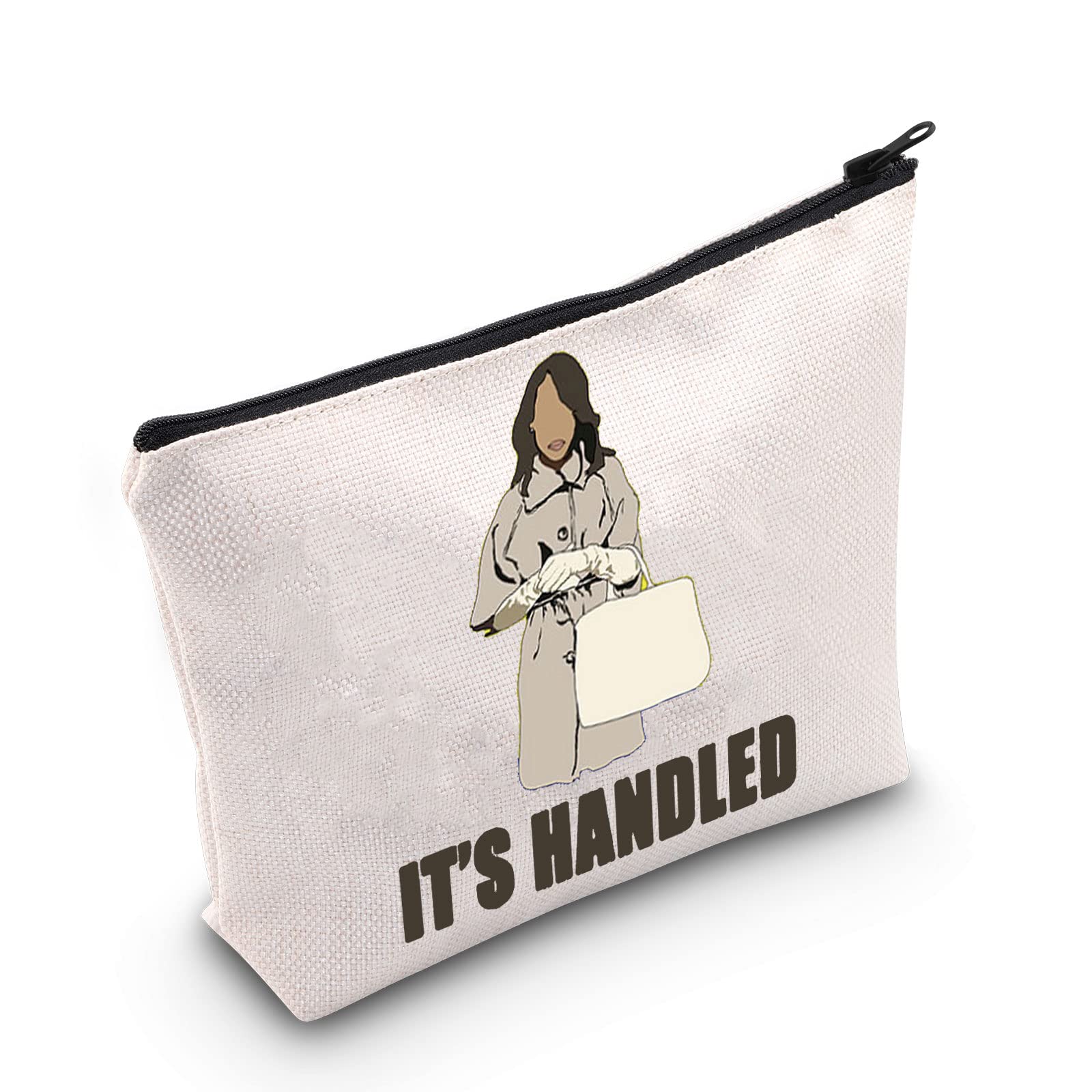 LEVLO Olivia Pope Cosmetic Make Up Bag TV Show Inspired Gift It's Handled Makeup Zipper Pouch Bag For Women Girls, It's Handled, Cosmetic Bag
