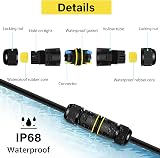 NineLeaf 3PK M20 Outdoor Waterproof Electrical Junction Box Cable Connector view 6