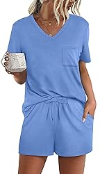 RUBZOOF Women's Short Sleeve Pajama Sets with