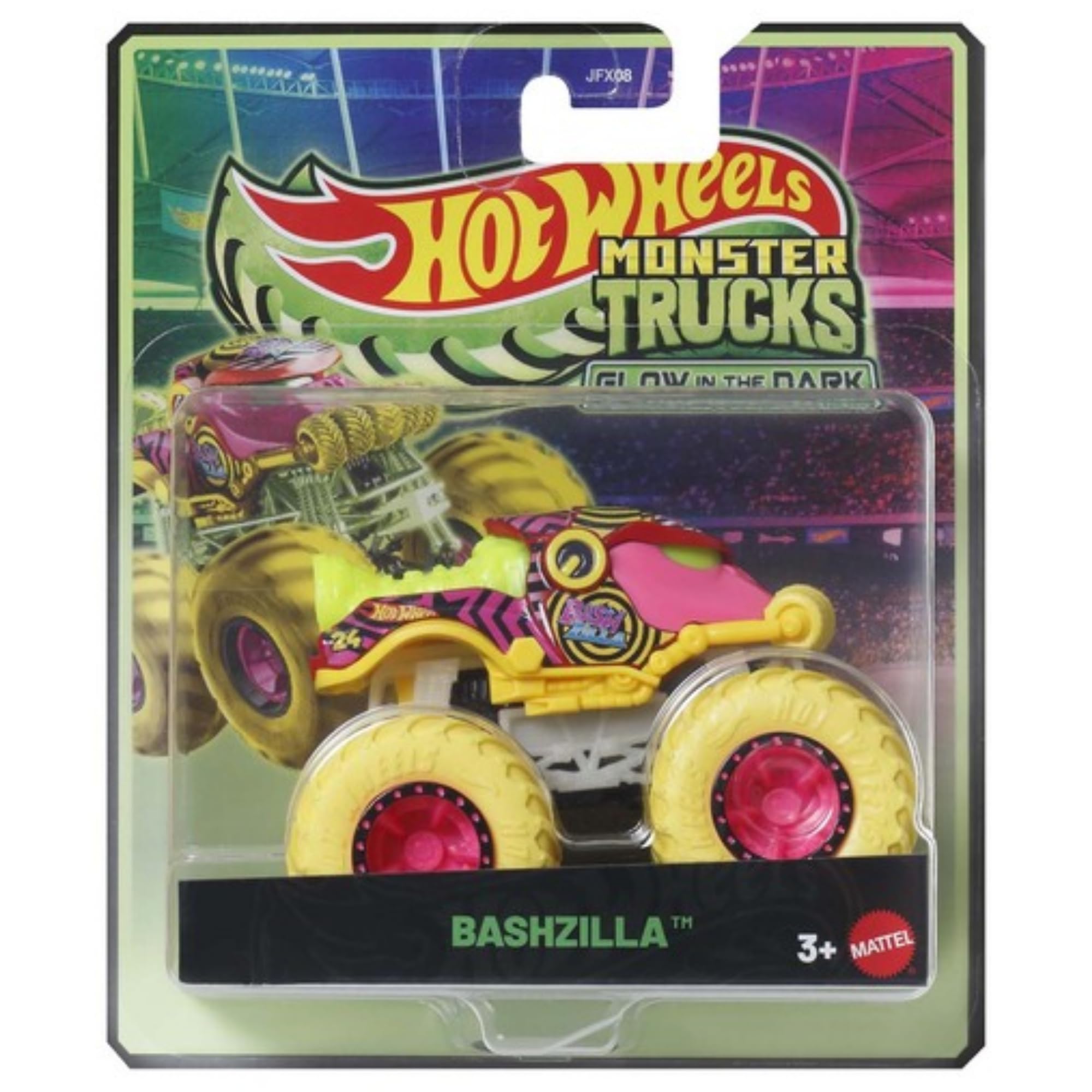 Hot Wheels Monster Trucks - (Glow in the Dark Bashzilla JFX23)