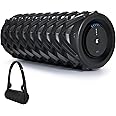 KIGASSENZIO 5-Speed Vibrating Foam Roller for Back Pain Relief, Muscle Recovery, Deep Tissue Massage & Physical Therapy - High-Density Electric Rechargeable Massage Roller 12.8 Inches