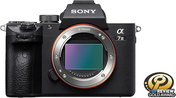 Sony a7 III Full-Frame Mirrorless Interchangeable-Lens Camera Optical with 3-Inch LCD, Black (ILCE7M3/B)