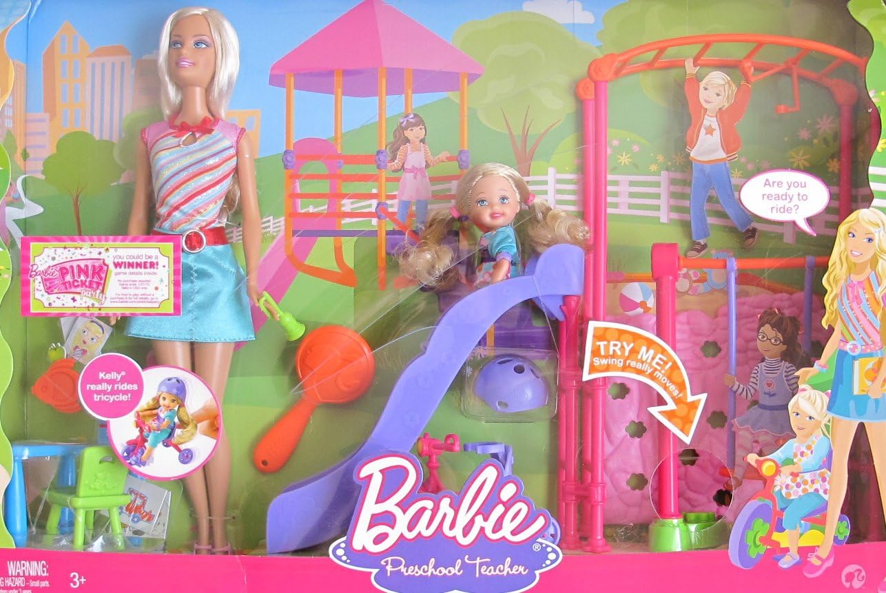 barbie playground playset