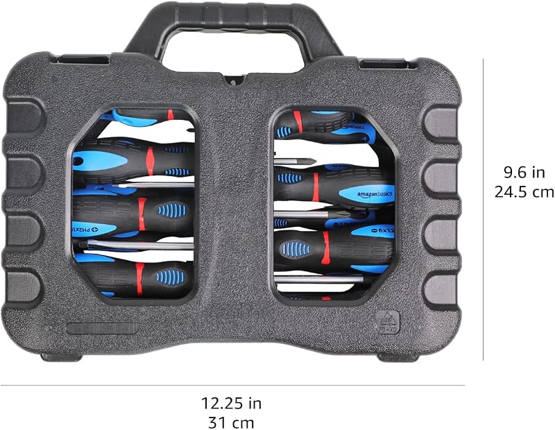 Set di cacciaviti di precisione, a taglio, a croce, Torx, confezione da 58 pezzi, Nero